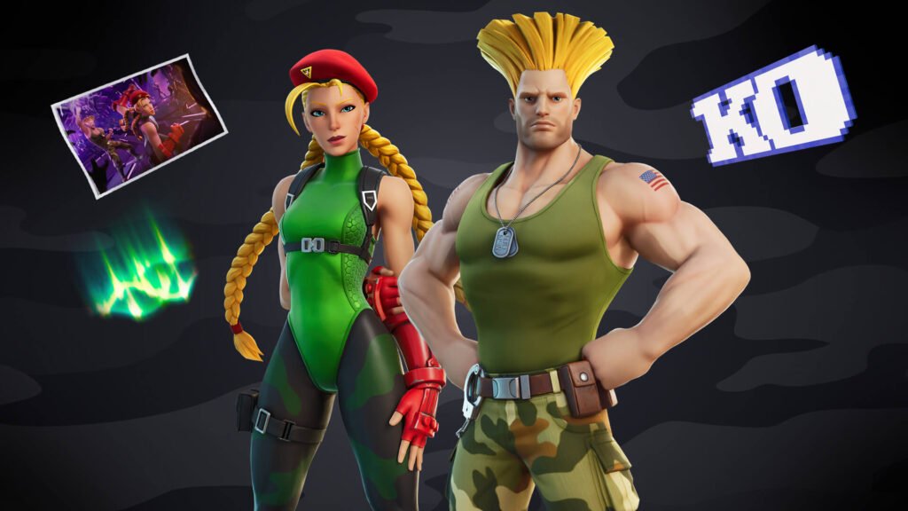 Fortnite Guile and Cammy Skins