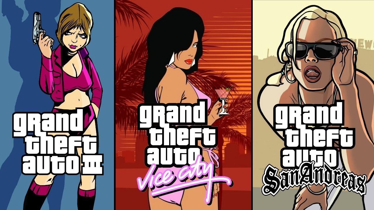 GTA Trilogy Key Art