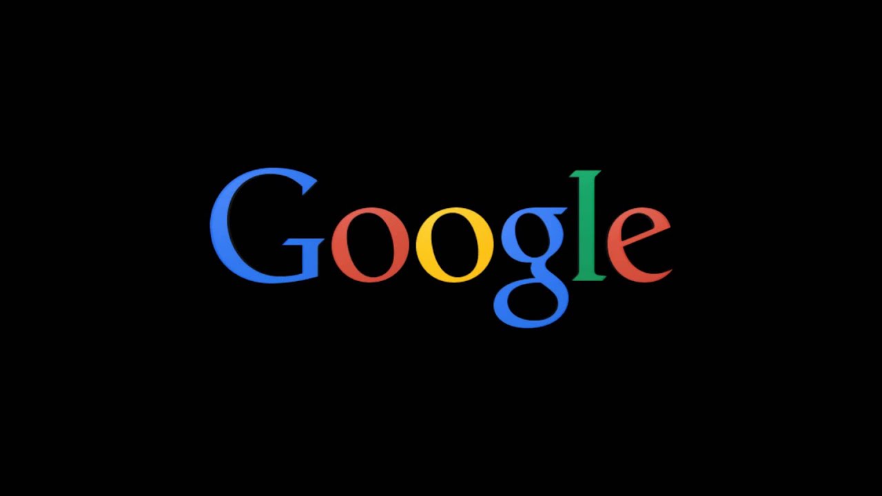 Google Logo Black
