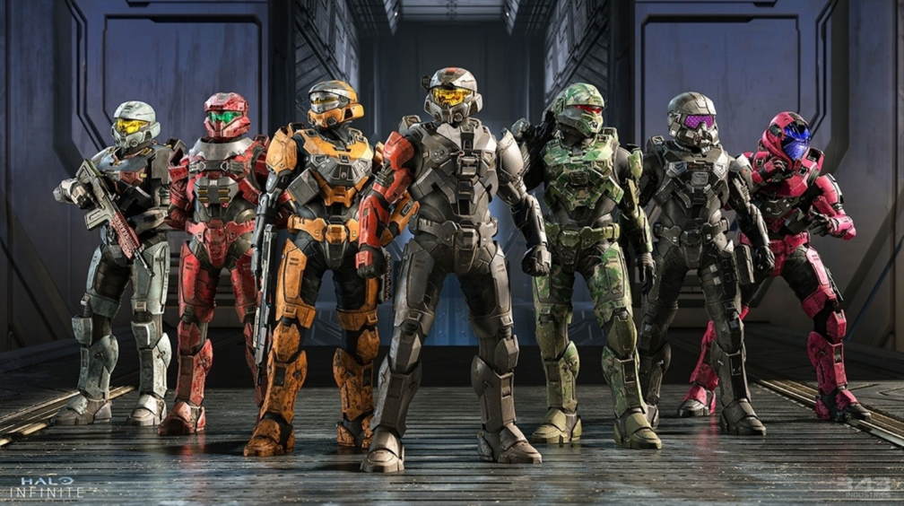 Halo Infinite assorted Spartans