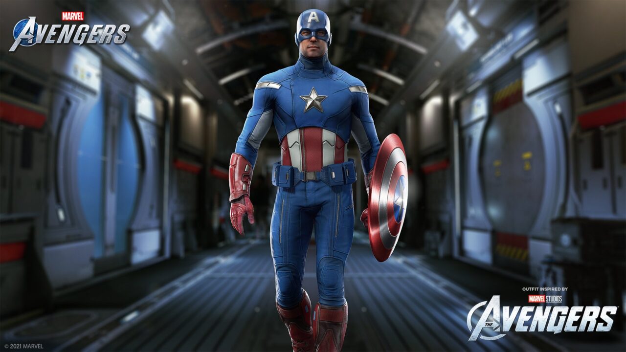 Marvel's The Avengers New Captain America Skin Key Art Promo