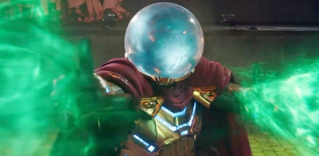 Mysterio from Spider-Man: Far From Home, a potential member of the Sinister Six. 