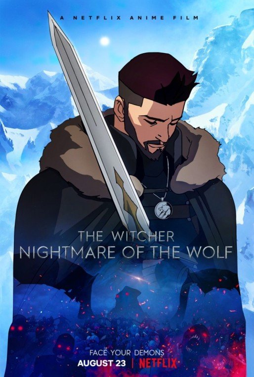 Witcher: Nightmare of the Wolf poster used in new trailer piece