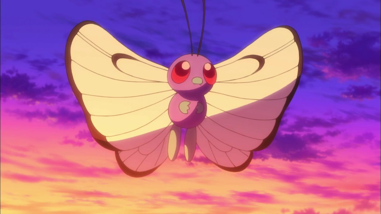 Butterfree in the Pokemon Anime