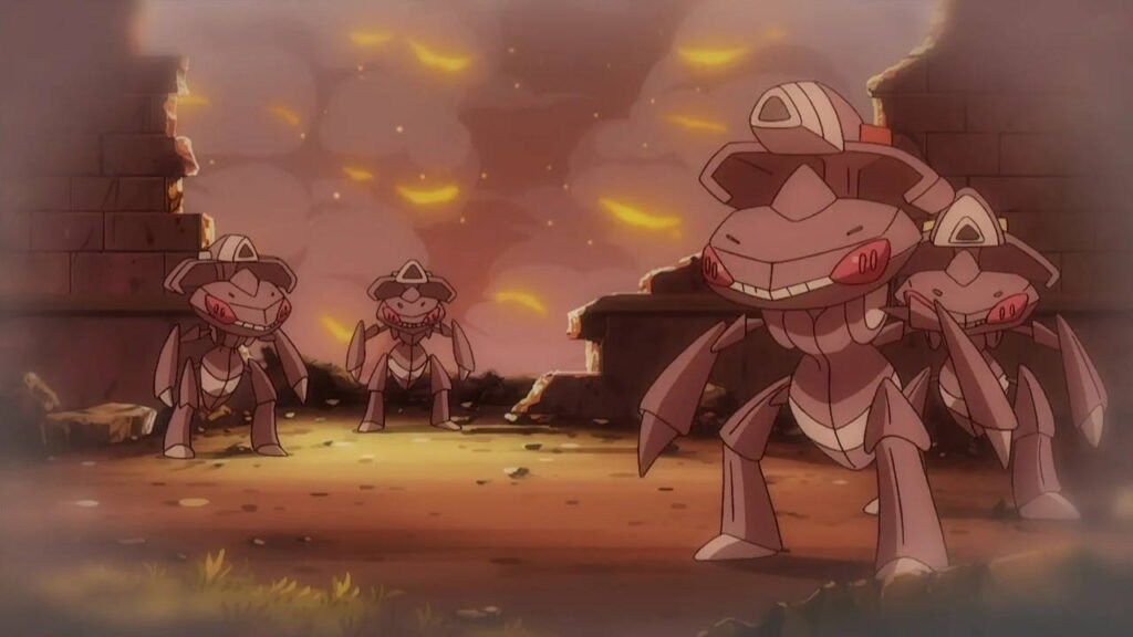 Genesect in the Pokemon anime