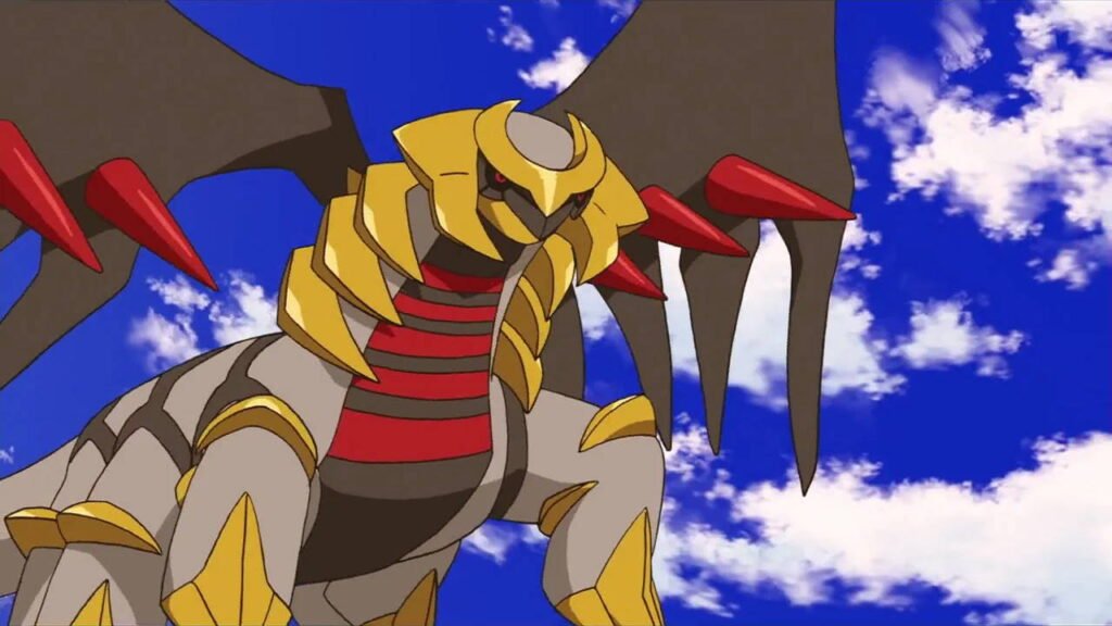 Giratina altered forme in the Pokemon anime