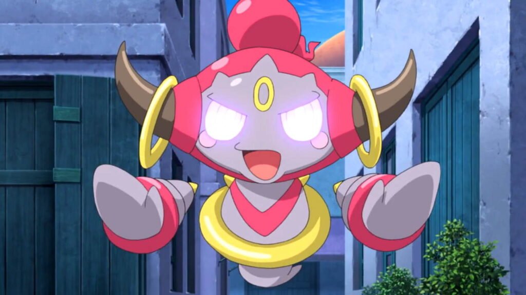 hoopa using psychic in the pokemon anime