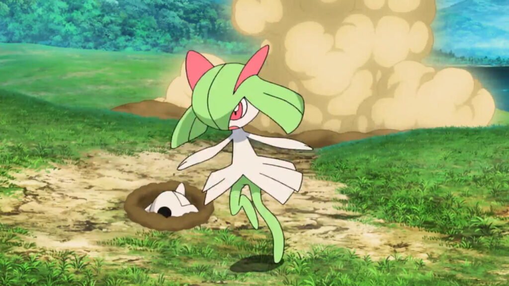 Kirlia in the Pokemon anime