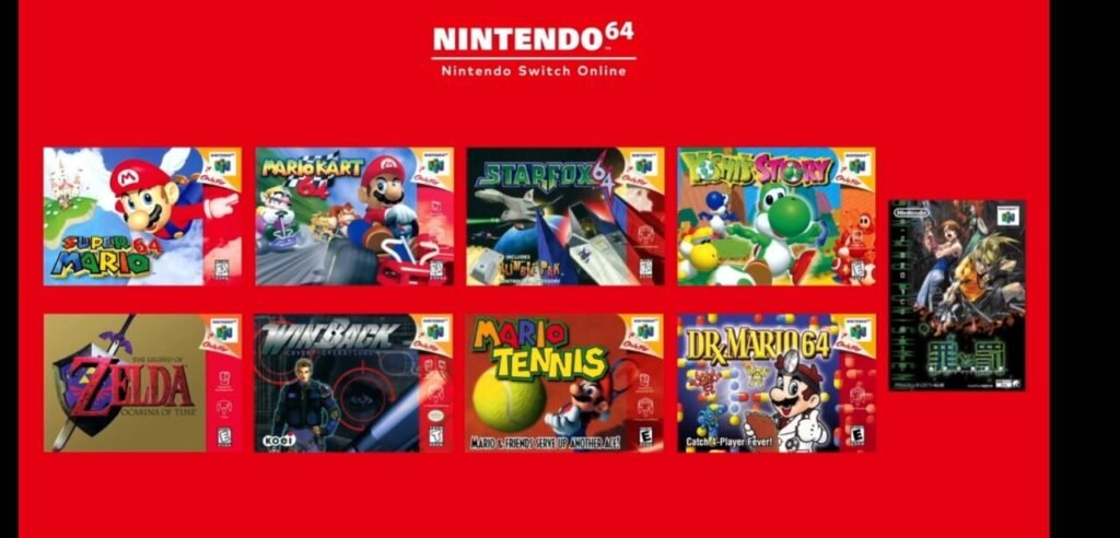 Nintendo Switch Online N64 Launch Titles