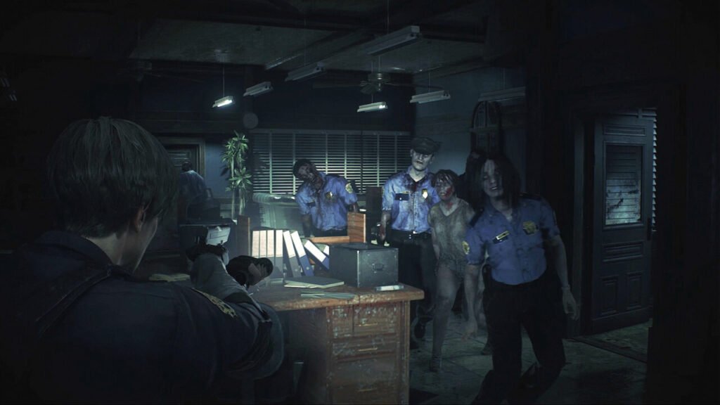 Resident Evil 2 Remake Leon Zombies