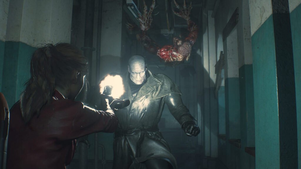 Resident Evil 2 Remake Mr X Claire Licker