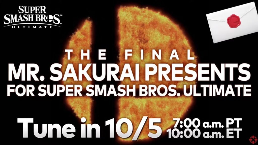 Super Smash Bros Ultimate Final Fighter Reveal Date