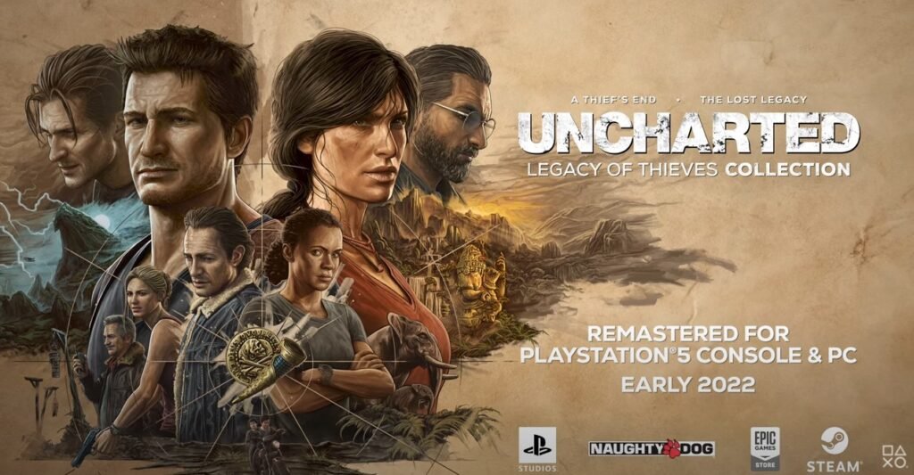 Uncharted Legacy Of Thieves Collection Reveal Key Art