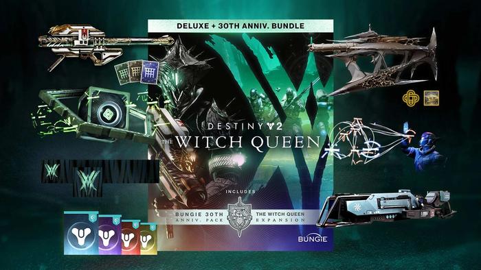 Destiny 2's Witch Queen and 30th Anniversary Pack bundle.