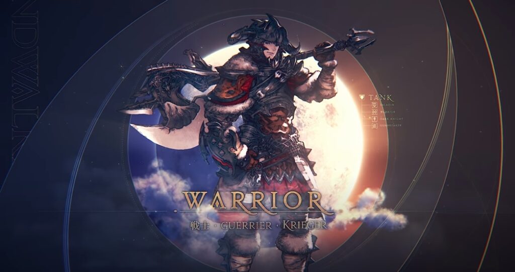 endwalker warrior changes