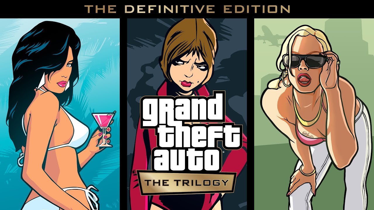 Grand Theft Auto The Trilogy Definitive Edition Key Art