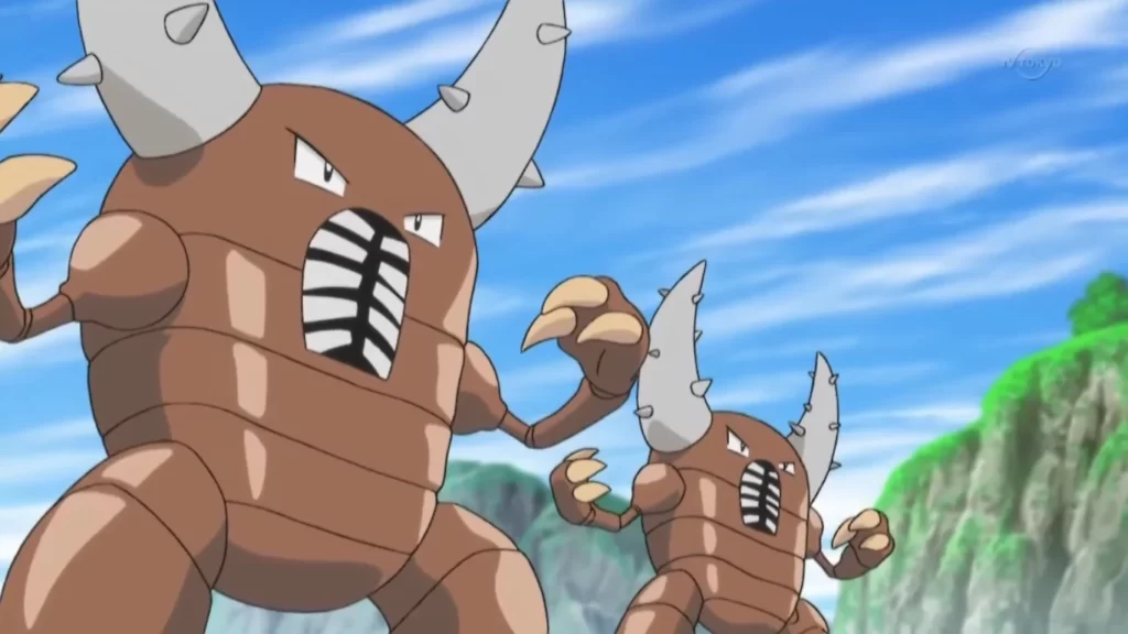 Two Pinsir in the Pokemon anime