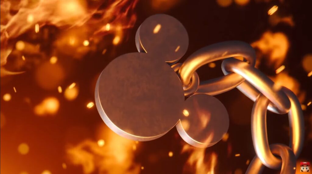 Sora's keychain in Smash Bros 