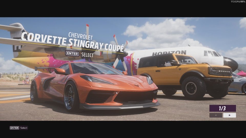Forza Horizon 5 Starter Car Chevrolet Corvette Stingray Coupe