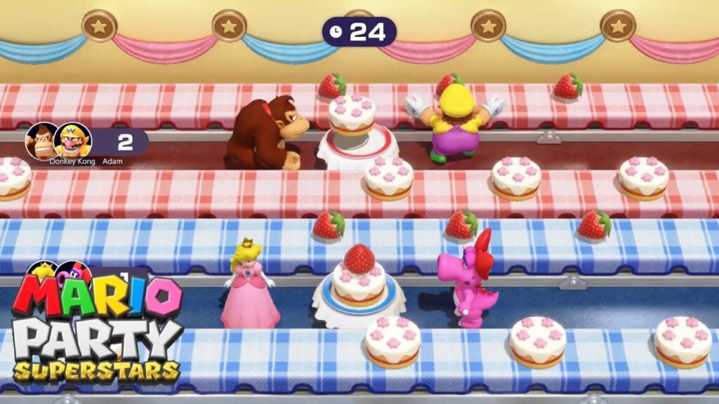 Mario Party Superstars Minigame Cake Factory