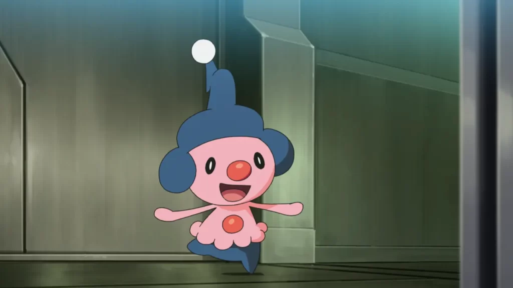 Mime Jr in the Pokemon anime