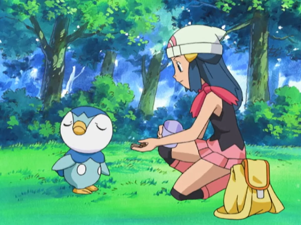 Piplup in the Pokemon anime