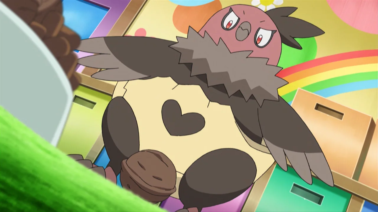 Vullaby in the Pokemon anime, featured in the november go research breakthrough