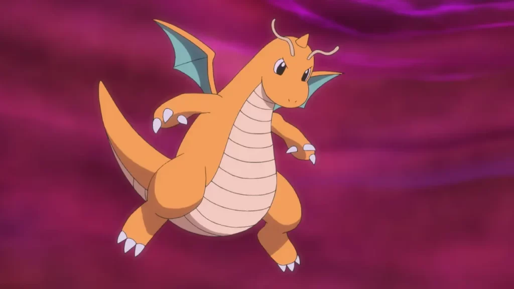 Dragonite in the Pokemon anime