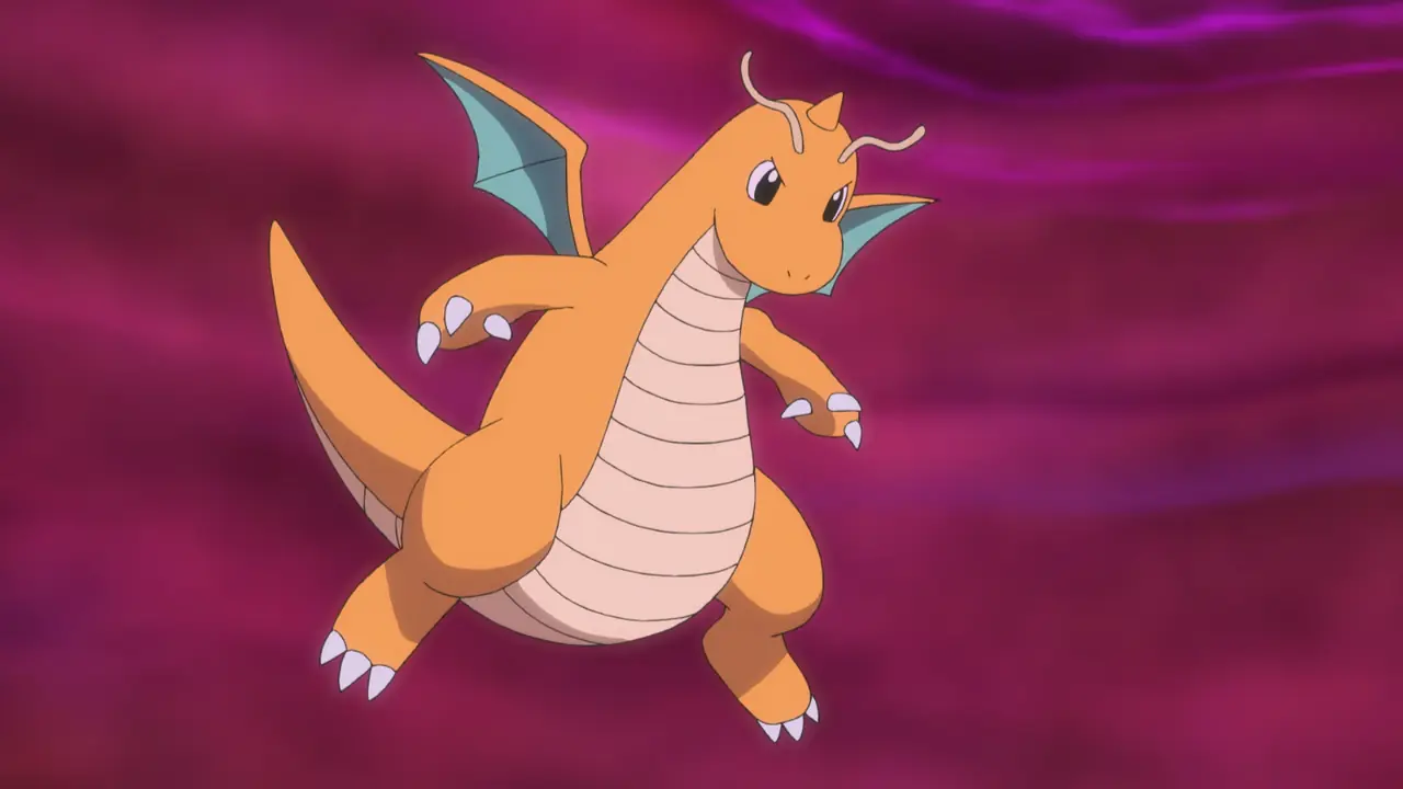 Dragonite in the Pokemon anime