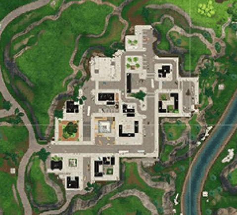 Fortnite Chapter 1 Tilted Towers Map