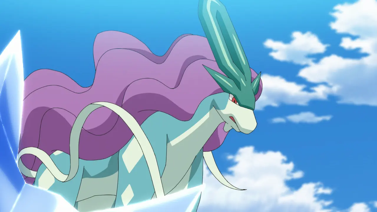 Suicune in the Pokemon anime