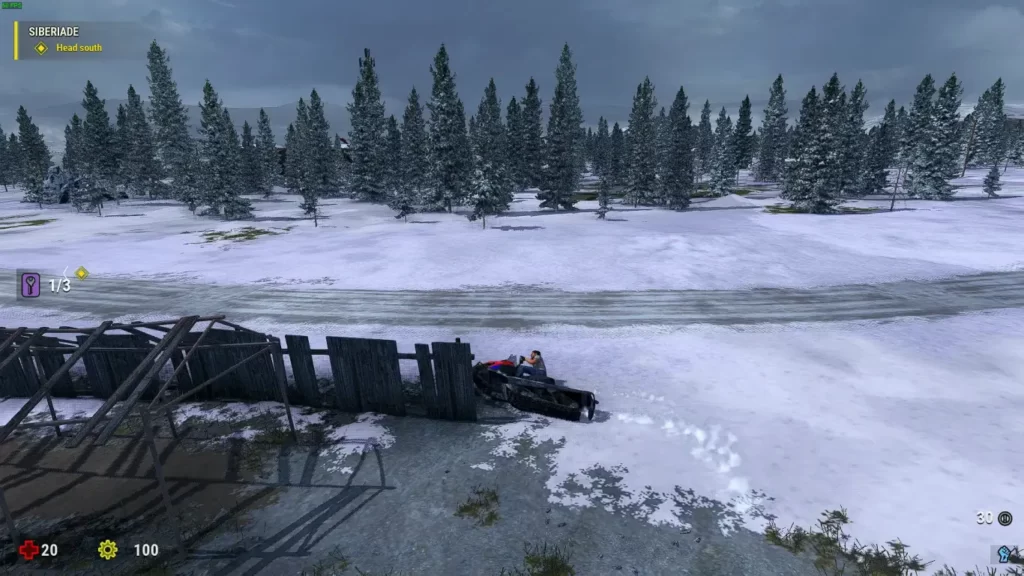 Do not question the snowmobile in Siberian Mayhem