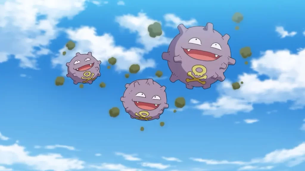 Koffing in the Pokemon anime