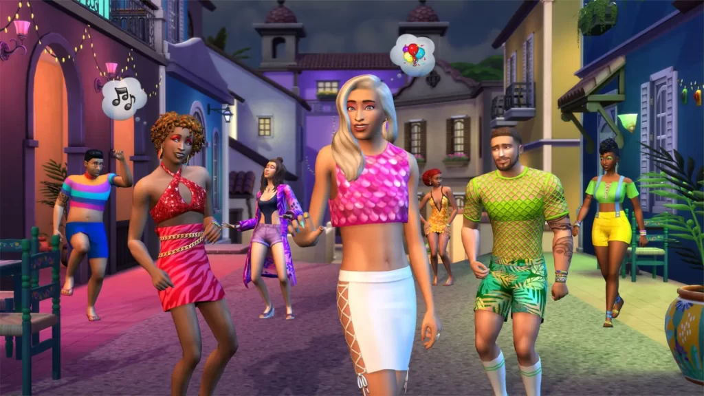 Carnaval streetwear Kit The sims 4 launch