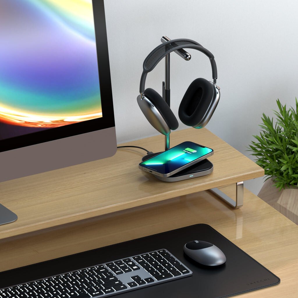 wireless charger headphone stand