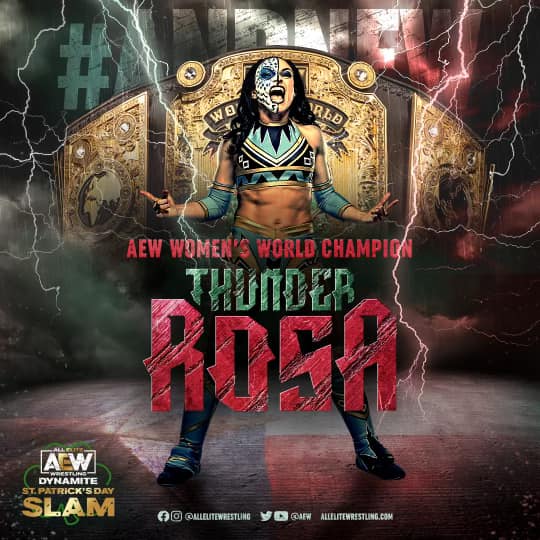 AEW Thunder Rosa Women's Championship Win Announcement