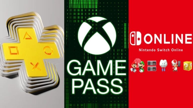 PlayStation Plus, Xbox Game Pass, and Nintendo Switch Online compared