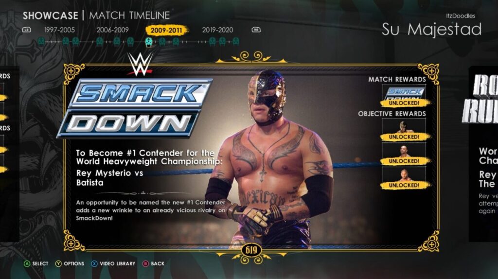 WWE 2K22 Showcase Smackdown