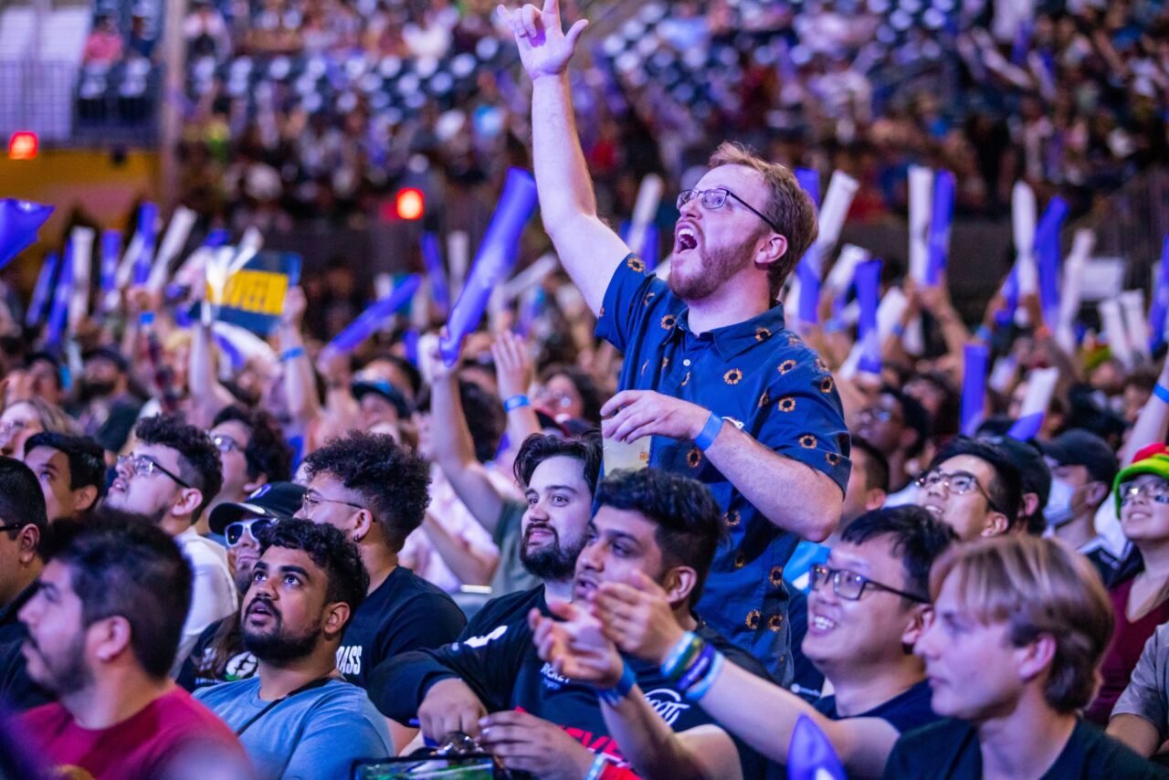 LCS Fans during the 2022 Grand Finals at NRG Stadium in Houston, Texas
