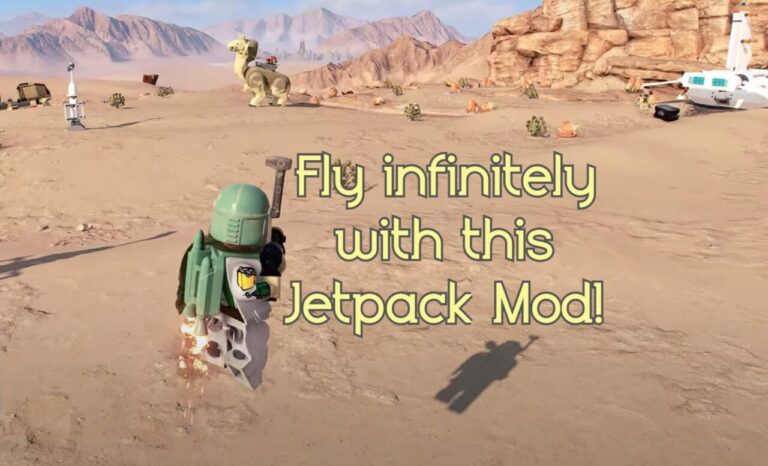 LEGO Star Wars The Skywalker Saga: Jetpack cheat code for Infinite Flying