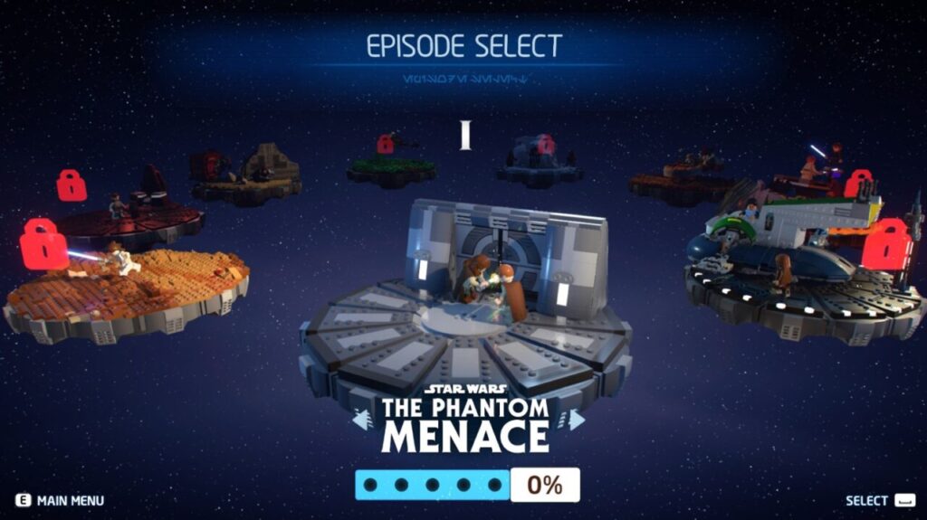 LEGO Star Wars The Skywalker Saga Episode 1 The Phantom Menace Select