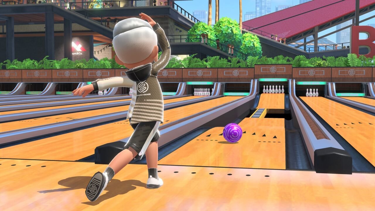 Nintendo Switch Sports Bowling Key Art