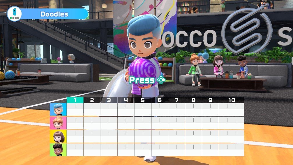 Nintendo Switch Sports Bowling In Game