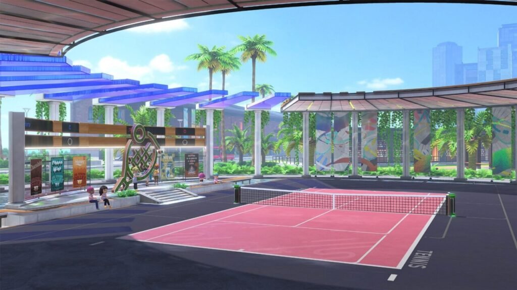 Nintendo Switch Sports Tennis Court