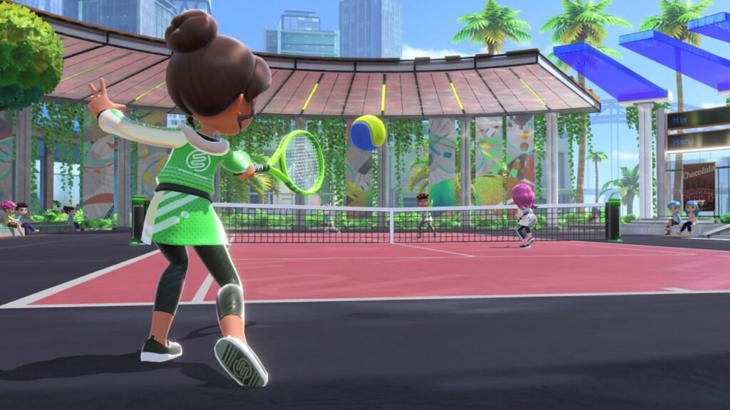 Nintendo Switch Sports Tennis Key Art
