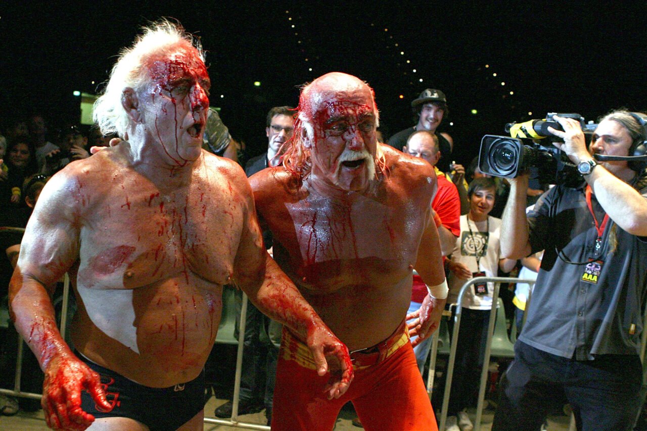 Ric Flair Hulk Hogan Blood
