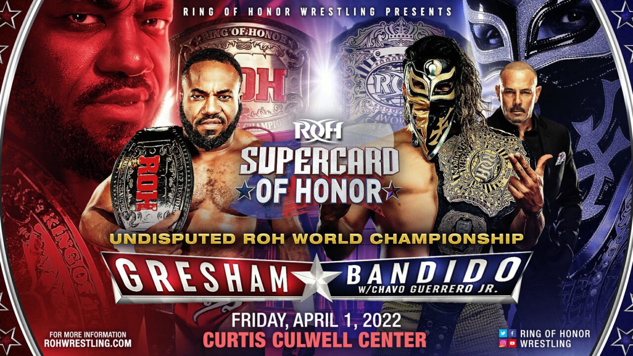 Ring Of Honor ROH Supercard Of Honor XV Gresham Bandido Promo