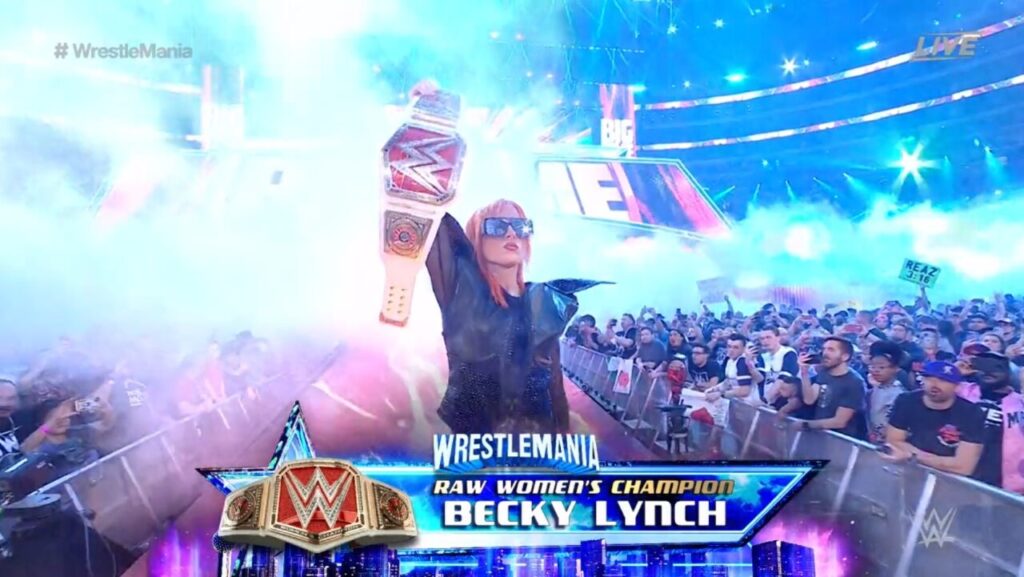 WWE WrestleMania 38 Becky Lynch Entrance
