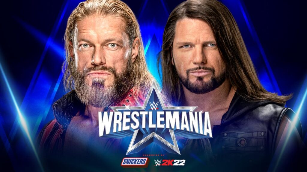 WWE WrestleMania 38 Edge AJ Styles