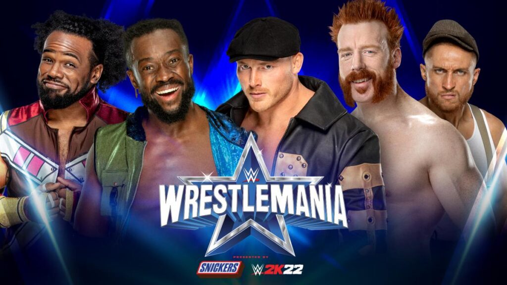 WWE WrestleMania 38 New Day Xavier Woods Kofi Kingston Sheamus Ridge Holland